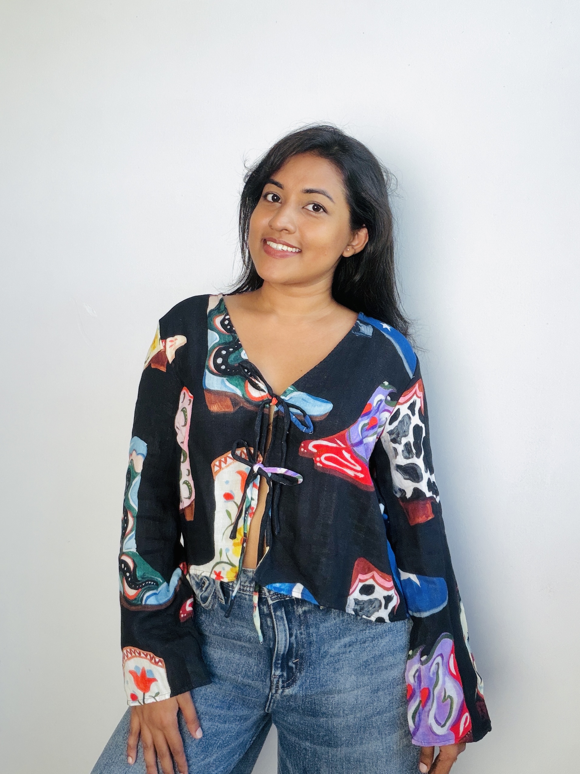 Casual Print Blouse